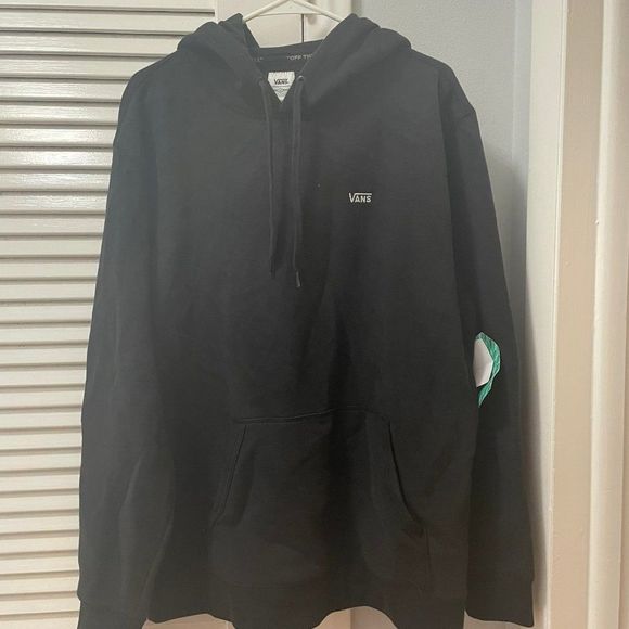 $ Vans Man's Man's Hooded Sweeter Black XL brand new with tags - Picture 1 of 3